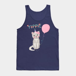 Girlie cat Tank Top